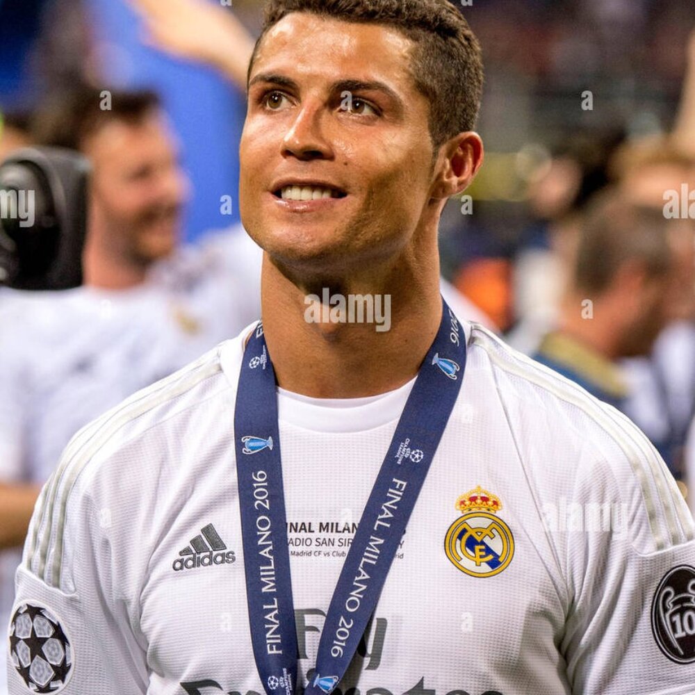 2016 Real Madrid CR7 NWT Champions League Milano Final LS Replica Jersey - Picture 9 of 9